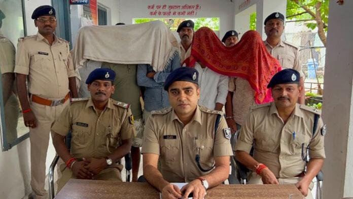 हाथीदह पुलिस ने गांजा तस्कारी के एक बड़े नेटवर्क का किया उद्भेदन, 5 तस्कर गिरफ्तार