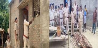फरार हत्यारोपी पर पुलिस का बड़ा शिकंजा, लखौरा में घर की हुई कुर्की