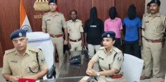 लूटकांड मामले में पुलिस को मिली बड़ी सफलता, बाइक, मोबाइल के साथ घटना में शामिल 3 आरोपी गिरफ्तार
