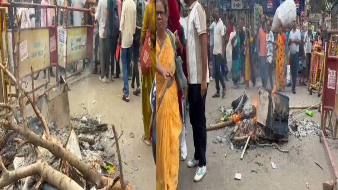 पटना जंक्शन के पास बवाल, युवक के अपहरण के विरोध में सड़क जाम