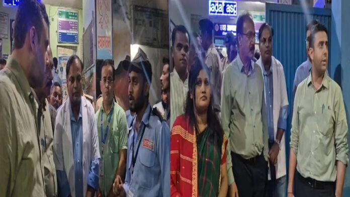 Sitamarhi DM सीतामढ़ी सदर अस्पताल का DM रिची पांडे ने किया औचक निरीक्षण