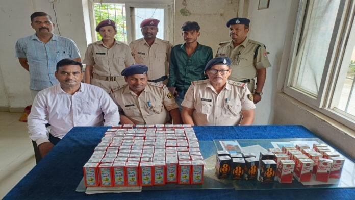 रेल पुलिस को मिली बड़ी सफलता, शराब के साथ तस्कर गिरफ्तार