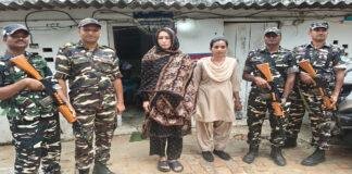 पुलिस व SSB की संयुक्त कार्रवाई, सैनिक रोड के पास दबोची गई यूक्रेन की विदेशी महिला पुलिस व SSB की संयुक्त कार्रवाई, सैनिक रोड के पास दबोची गई यूक्रेन की विदेशी महिला