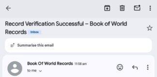 Dr Megha Rani World Record