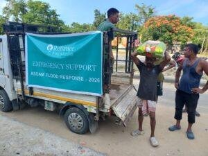 Assam Flood Relief Reliance Foundation 1