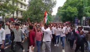 Dhanbad Students Torch March 2