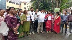 Jharkhand Panchayat Secretary Protest