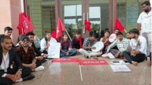 BBMKU AISA Protest Dhanbad 2
