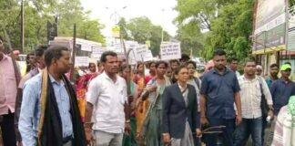 Patamda Stone Quarry Protest 1
