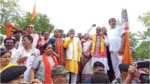 Jamtara Pregnant Woman Death Protest: जामताड़ा में गर्भवती की मौत पर भाजपा का हल्ला बोल, बाबूलाल मरांडी ने सरकार पर लगाए गंभीर आरोप | 22Scope News Jamtara Pregnant Woman Death Protest 2