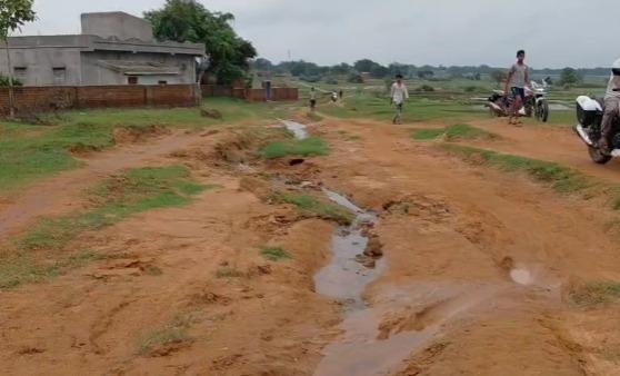 Jamtara Damaged Road Jamtara Damaged Road