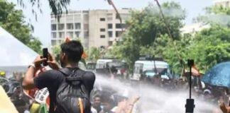 JPSC Student Protest: पीछे के रास्ते से विधानसभा के करीब पहुंचे छात्र, सातवीं बैरिकेड भी टूटी, टकराव की स्थिति