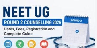 NEET UG Counselling 2026: राउंड-2 का शेड्यूल जारी, 3 सितंबर से शुरू होगा रजिस्ट्रेशन