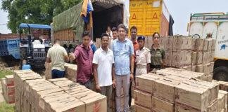 भोजपुर में बड़ी कार्रवाई, ट्रक से 8 हजार लीटर से अधिक अवैध विदेशी शराब बरामद, 2 गिरफ्तार