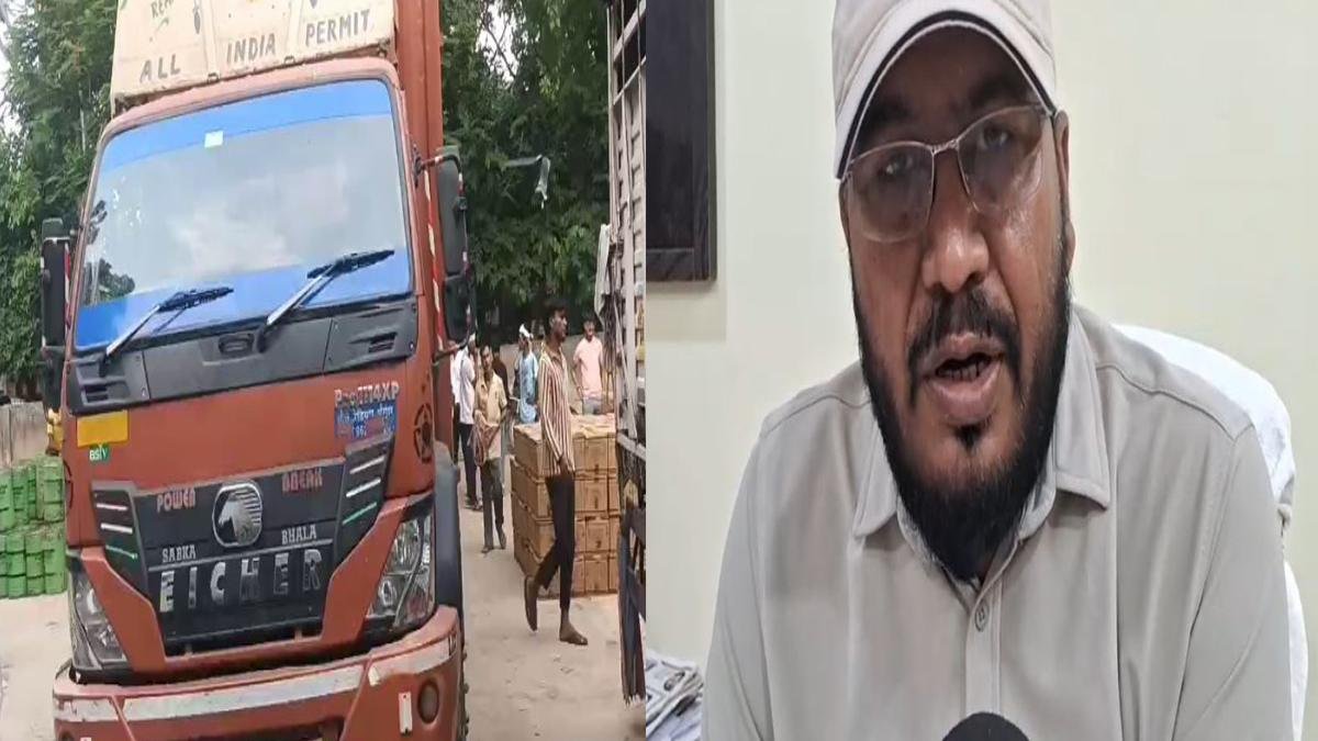 खाद की आड़ में लाई जा रही 31.53 लाख की विदेशी शराब जब्त, चालक फरार | 22Scope News Buxer Wine 2 22Scope News
