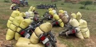 फतेहपुर के जंगल से 3500 लीटर महुआ शराब बरामद, 21 बाइक जब्त, तस्कर फरार