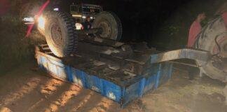Ramgarh Illegal Sand Tractor Accident 1
