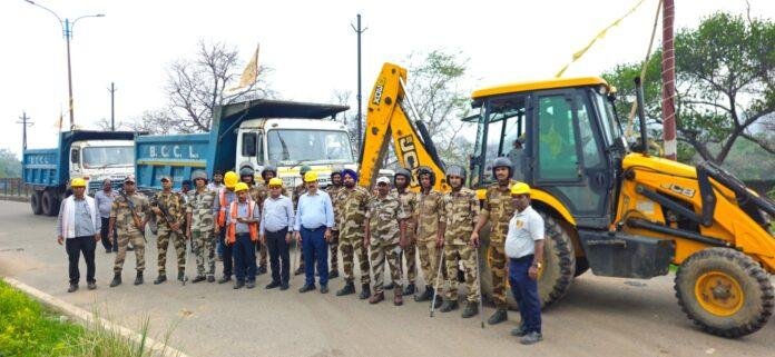 Dhanbad Bokaro Road Excavation