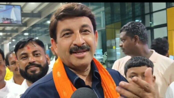 Manoj Tiwari Baba Baidyanath Dham Visit