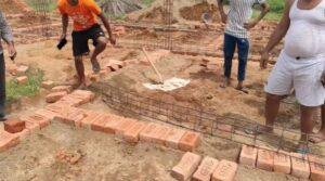 Deoghar Sub Health Centre Construction: 55 लाख के उप स्वास्थ्य केंद्र निर्माण पर ग्रामीणों का हंगामा, नींव को लेकर उठे सवाल | 22Scope News Deoghar Sub Health Centre Construction