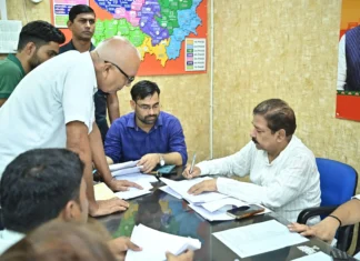 dilip jaiswal on jamin vivad