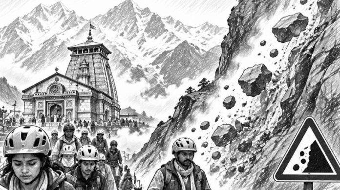 Kedarnath Yatra: पैदल यात्रा में श्रद्धालुओं के लिए Helmet अनिवार्य, 21 किमी रास्ते पर 13 डेंजर जोन