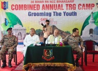 Nalanda में NCC Camp शुरू, मंत्री श्रवण कुमार बोले युवा शक्ति ही देश का आधार