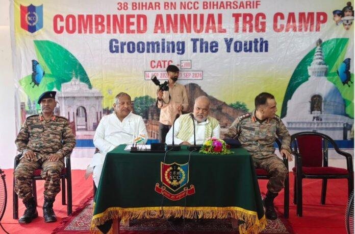 Nalanda में NCC Camp शुरू, मंत्री श्रवण कुमार बोले युवा शक्ति ही देश का आधार