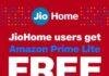 JioHome Offer: 30 और 100 Mbps प्लान पर 1 साल Amazon Prime Lite फ्री, जानें ऑफर की पूरी डिटेल