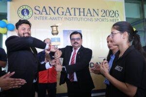 Amity University Jharkhand: ‘संगठन 2026’ स्पोर्ट्स मीट का शुभारंभ, 150 से अधिक संस्थानों के विद्यार्थी लेंगे भाग | 22Scope News Amity University Jharkhand 2