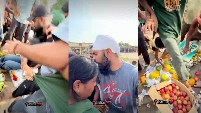 Bihar Flood Relief: बिहार बाढ़ में राहत सामग्री बांटने पहुंचे युवक का वीडियो वायरल, बोले- ‘मैं इतनी दूर से आपके लिए आया हूं’