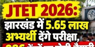 JTET 2026: झारखंड में 5.65 लाख अभ्यर्थी देंगे परीक्षा, 986 केंद्रों पर होगी तैयारी