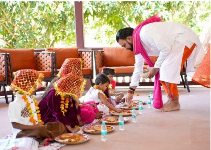 महानवमी पर CM सम्राट चौधरी ने किया कन्या पूजन, बिहार की सुख-समृद्धि के लिए की प्रार्थना