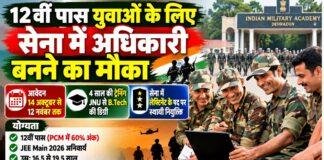Indian Army TES 56 Recruitment: 12वीं पास युवाओं को सेना में अफसर बनने का मौका, 14 अक्टूबर से आवेदन