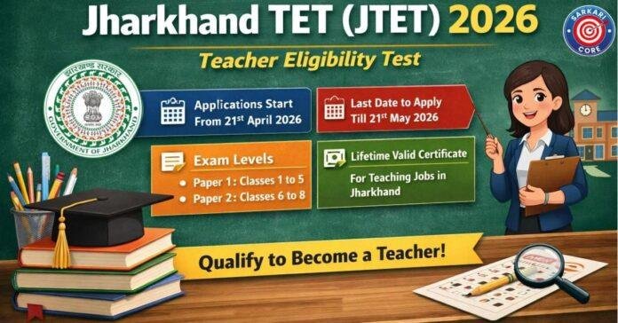 JTET Exam 2026: झारखंड शिक्षक पात्रता परीक्षा के लिए हर जिले में बनेगा कंट्रोल रूम, DC होंगे परीक्षा नियंत्रक