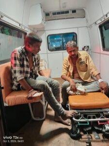 Khelari Hyva Road Accident: खलारी में भीषण हाइवा हादसा, अज्ञात वाहन से टक्कर के बाद चालक-खलासी घायल | 22Scope News Khelari Hyva Road Accident 1