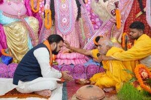 CM Samrat Chaudhary Durga Puja 6