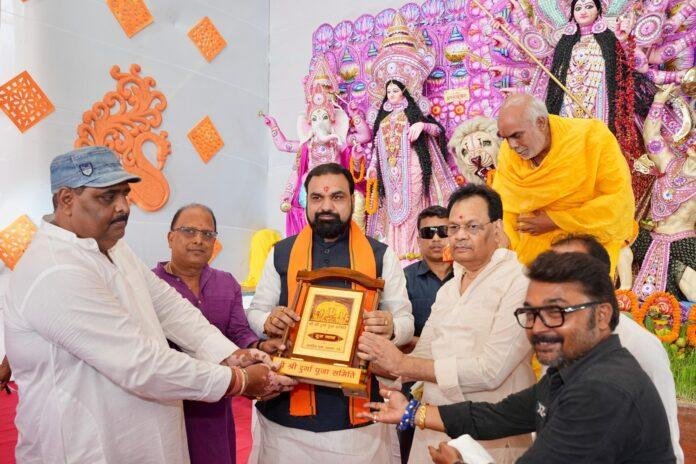 CM Samrat Chaudhary Durga Puja