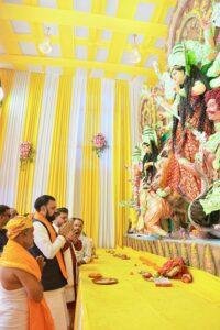 CM Samrat Chaudhary Durga Puja 3