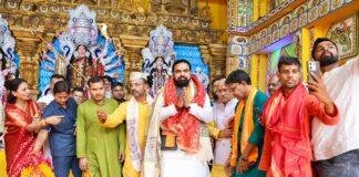 Samrat Choudhary Mahanavami Puja 2