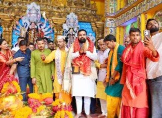 Samrat Choudhary Mahanavami Puja 2