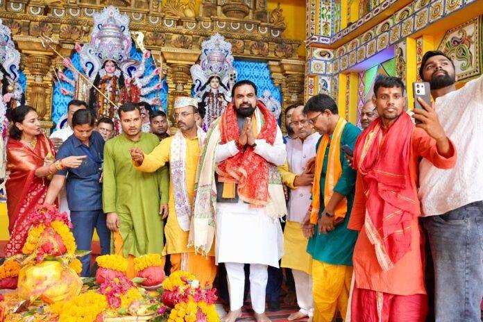 Samrat Choudhary Mahanavami Puja 2