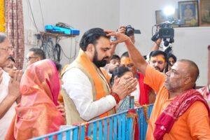 Samrat Choudhary Durga Puja Visit 2