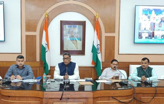 Bihar Chief Secretary Review Meeting 4