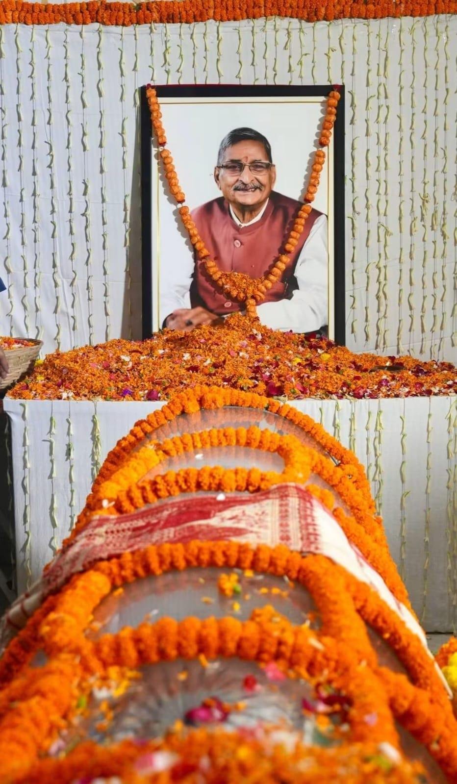 Samrat Chaudhary Tribute to RK Sinha