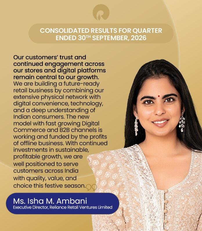 Isha Ambani Reliance Retail