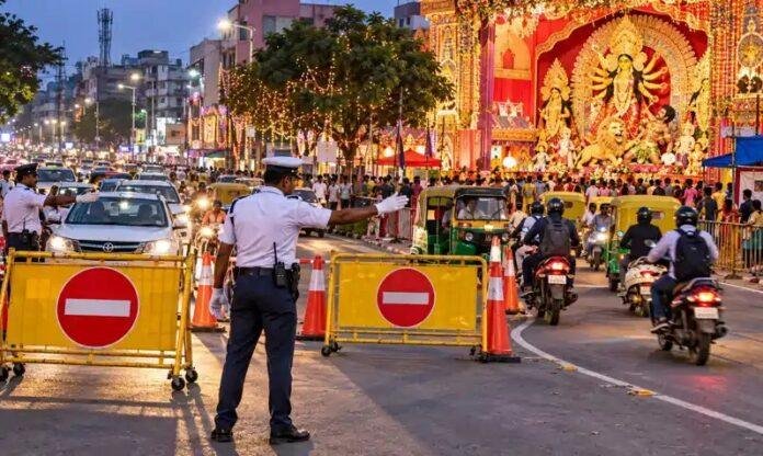 Ranchi Durga Puja Traffic Diversion